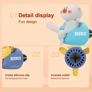 Новый автомобильный освежитель воздуха для кошек и собак Пилот вращающийся пропеллерный выход ароматизатор салонный парфюм диффузор автомобильные аксессуары освежители воздуха