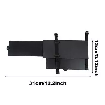 Новый автомобильный солнцезащитный козырек, опускающийся солнцезащитный экран и боковая шторка, антибликовое расширение 31*13см черный