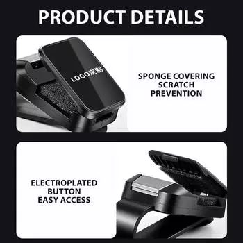 Новый автомобильный солнцезащитный козырек, солнцезащитные очки, зажим для хранения солнцезащитных очков, козырек подходит для BMW, Volkswagen, Honda, Toyota, Mercedes-Benz, коробка для солнцезащитных очков белый