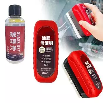 Новый автомобильный стеклянный масляный удалитель пленки, средство для чистки стекла, очиститель лобового стекла, покрытие для автомобильного стекла, прозрачное стекло, автодетейлинг