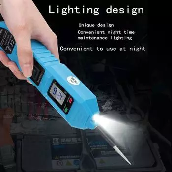 Новый автомобильный тестер цепи цифровой тест электромобиль системный инструмент тест тест щупа питания 2024 напряжение тестер напряжения L2W5 синий