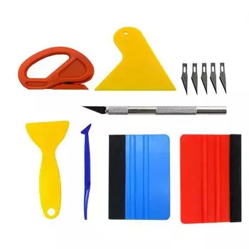 Новый автомобильный виниловый скребок для пленки, скребок для удаления пленки для обертывания автомобиля, инструмент для чистки скребка для пленки, автомобильные аксессуары