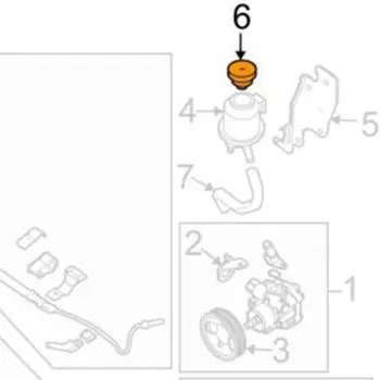 Новый бачок гидроусилителя руля для Nissan Pathfinder Armada