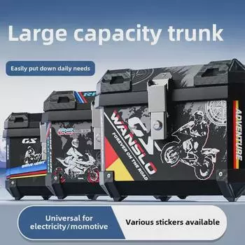 Новый багажник мотоцикла, неалюминиевый ящик для хранения вещей для электромобилей или автомобилей на аккумуляторах