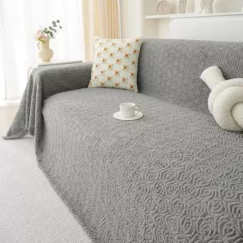Новый бархатный чехол для дивана Rose Rabbit, тканевое полотенце, чехол для дивана, зимнее утолщенное плюшевое полотенце для дивана, полное покрытие, одеяло для дивана 180*130cm