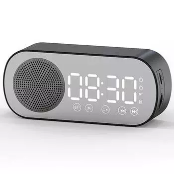 Новый беспроводной Bluetooth-динамик, часы, двойной будильник, поддержка TF-карты, FM-радио, звуковая панель, HIFI, музыкальная шкатулка, звуковая панель