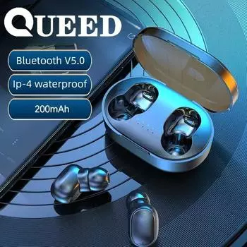 Новый беспроводной двойной в ухе номер движения показал Tws Bluetooth-гарнитуру чёрный