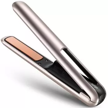 Новый беспроводной утюжок для волос 4800 мАч, большая емкость, пластина 18 мм, 3 уровня регулировки температуры, локоны, выпрямление, 2 направления, отрицательные ионы, выпрямление, маленький компактный