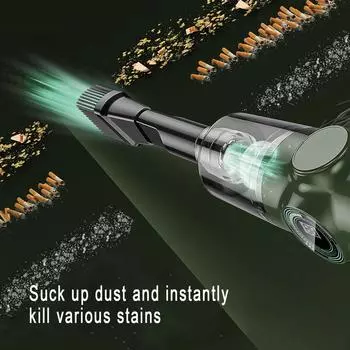 Новый бесщеточный 290000pa 3 в 1 беспроводной автомобильный пылесос портативный ручной мини-пылесос автомобильная бытовая техника аккумулятор дисплей 1 Pcs Filter чёрный