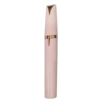 Новый безболезненный женский электрический триммер для бровей, эпилятор для лица, подбородка, губ, носа, средство для удаления волос золотой