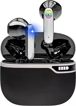 Новый Bluetooth Беспроводной Bluetooth мгновенное соединение при открытии Bluetooth LED дисплей Bluetooth HiFi звук тяжелый быстрый левый и правый разделены