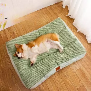 Новый большой полосатый коврик для сна для домашних животных, износостойкий, противоскользящий, для кошачьей будки, универсальный кошачий туалет Four Seasons S(60*50)