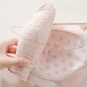 Новый большой топ-труба с чашкой, анти-легкий, сексуальный, кружевной, CD, чашка, большая грудь, маленький, без стального кольца, регулирующий бюстгальтер 36CD чёрный