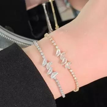 Новый браслет-бабочка с бриллиантами, легкий роскошный и универсальный браслет, браслет Best Friend со сверкающими бриллиантами и цирконом, женский браслет Adjustable size