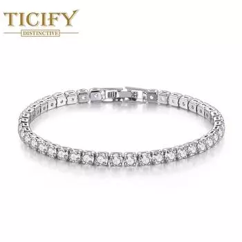 Новый браслет Цирконовый браслет прост белый