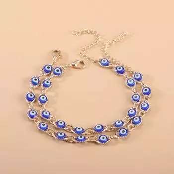 Новый браслет Devil s Eye из Европы и Америки, браслет Evil Eye, модный браслет для пар 17CM
