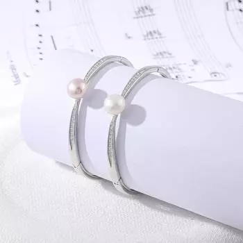 Новый браслет из серебра 925 пробы, европейский и американский модный дизайн, текстура, украшение на руку, циркон, индивидуальный браслет из пресноводного жемчуга