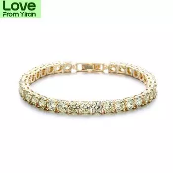 Новый браслет из стерлингового серебра 925 пробы с европейскими и американскими ювелирными изделиями, позолоченный бриллиантовый браслет, новый браслет с темпераментом