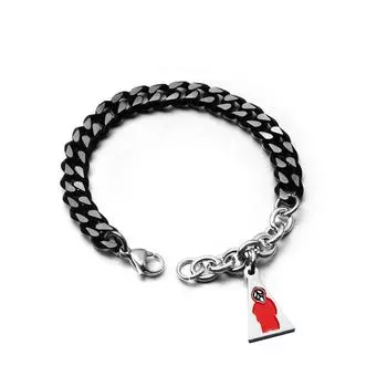 Новый браслет из титановой стали на тему Хэллоуина, мужские и женские браслеты 21