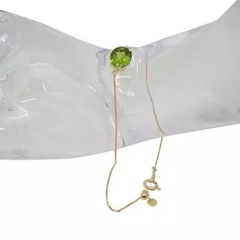 [Новый] Браслет K18YG Peridot [i3-4]