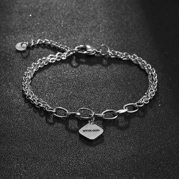 Новый браслет, мужской нишевый дизайн, легкий роскошный браслет для пары 21