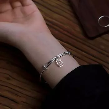 Новый браслет-подвеска Ping An Joyful для молодых женщин с простым браслетом-кольцом, браслет уникального дизайна Adjustable size