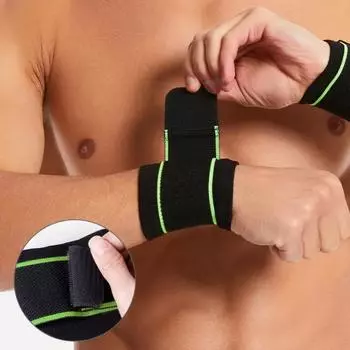 Новый браслет с поддержкой запястья, компрессионный бандаж для рук, спортивная поддержка запястья, регулируемый ремешок на запястье для тренажерного зала и фитнеса L