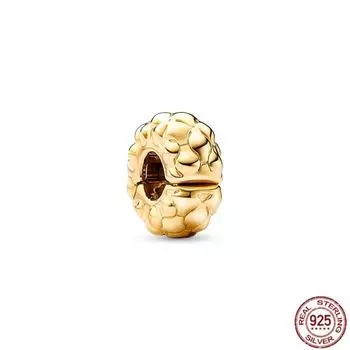 Новый браслет с сердечками и паве в форме ракушки морской звезды, подвеска, бусина из стерлингового серебра S925, подходит для оригинального браслета, ювелирные изделия своими руками, подарок