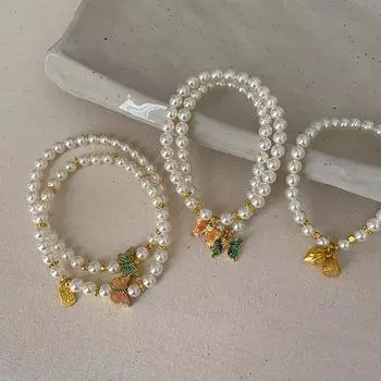 Новый браслет в китайском стиле с каплями масла и бабочками, жемчугом, женский, легкий, роскошный, нишевый, высокого класса, элегантный, индивидуальный, темпераментный, универсальный браслет, ювелирные изделия