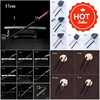 Новый брелок Blade of the Ghost 17 см Mini Katana, брелки, брелки, аниме-брелок, милый брелок