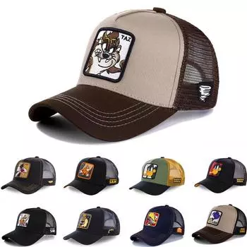 Новый бренд аниме BUNNY TAZ DUCK Snapback кепка хлопковая бейсболка для мужчин и женщин хип-хоп папа сетчатая кепка дальнобойщик