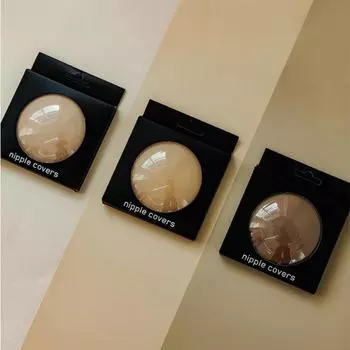 Новый бюстгальтер без клея/телесный бюстгальтер/пластырь на сосок (3 цвета) Mocha Beige