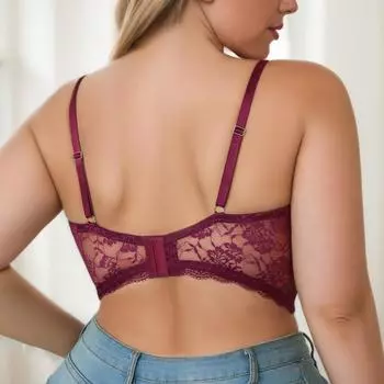 Новый бюстгальтер большого размера для женщин, полные мм, сексуальное кружевное нижнее белье с большой чашкой, завод-изготовитель 1XL