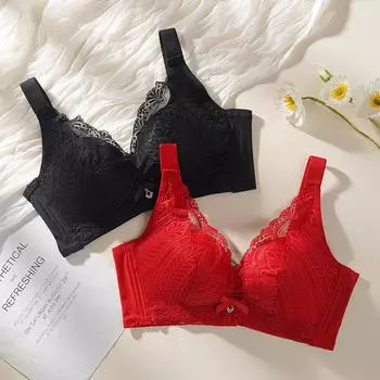 Новый бюстгальтер с боковой поддержкой, мягкая чашка, женское нижнее белье, сексуальный бюстгальтер 80 чёрный