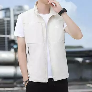 Новый быстросохнущий жилет мужской весенне-осенний тонкий жилет рыболовный жилет мужской жилет спортивная куртка тонкая S