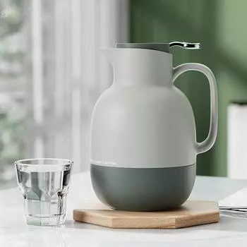 Новый бытовой большой емкости стеклянный красный желчный изоляционный чайник 1500 мл простой съемный корпус кофейник настройка