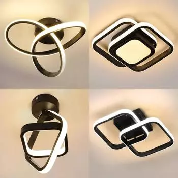 Новый бытовой потолочный светильник, небольшой потолочный светильник для прохода, современный потолочный светильник для коридора, спальни, балкона, освещение, декор Fixtur Cool white