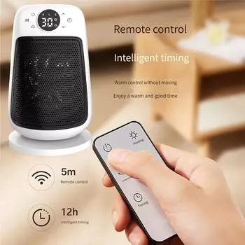 Новый бытовой вертикальный обогреватель для офиса, настольный электрический обогреватель PTC керамический быстрый нагрев небольшой вентиляторный обогреватель