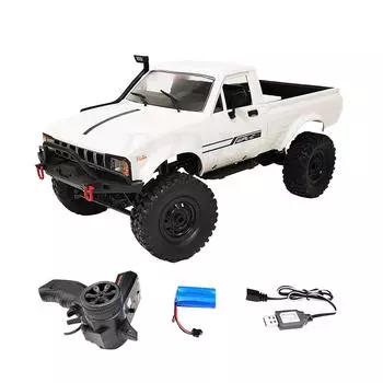 Новый C24-1 Модернизированный 1:16 автомобилей с дистанционным управлением, полноприводный внедорожник, микро-автомобиль, комплект RTR, гусеничный электрический детский тягач One Size белый