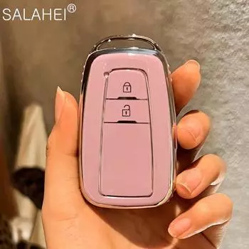 Новый чехол для автомобильного ключа из ТПУ с полным покрытием, брелок для Toyota Prius Camry Corolla CHR C-HR RAV4 Land Cruiser Prado, аксессуары для брелока