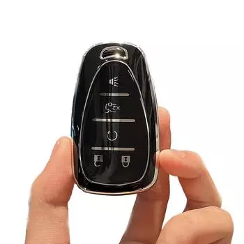 Новый чехол для автомобильного ключа из ТПУ с 4 или 5 кнопками для Chevrolet 2017-2019 Chevy Malibu Camaro Cruze Traverse Sonic Volt Bolt Equinox