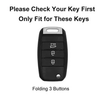 Новый чехол для автомобильного ключа TPU Shell Fob для KIA RIO 3 K2 K3 K4 K5 Sportege Picanto Optima Soul Ceed Sorento Forte Stinger Cerato