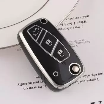 Новый чехол для автомобильного выкидного ключа из ТПУ, чехол-брелок для Fiat 500 Panda Stilo Punto Doblo Grande Bravo 500 Ducato, аксессуары для микроавтобусов