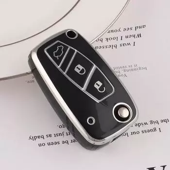 Новый чехол для автомобильного выкидного ключа из ТПУ, чехол-брелок для Fiat 500 Panda Stilo Punto Doblo Grande Bravo 500 Ducato, аксессуары для микроавтобусов