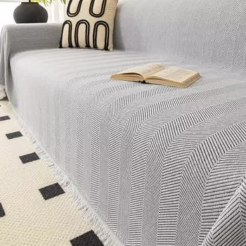 Новый чехол для дивана из синели с узором «елочка», мягкий тканевый чехол для дивана «Четыре сезона», универсальный, полный комплект, чехол для дивана 180-130cm