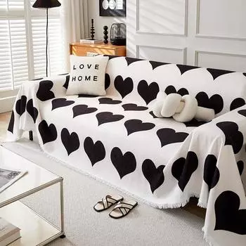 Новый чехол для дивана из синели, ткань, подушка для дивана, универсальный чехол на четыре сезона, универсальный чехол с полным покрытием High Sense 90x180