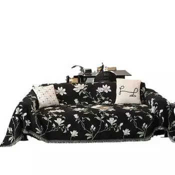 Новый чехол для дивана, полотенце, полный чехол, все включено, нескользящий универсальный чехол, французский ретро, легкий, роскошный, высококачественный чехол 180*130cm