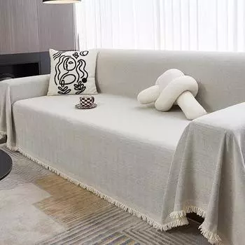 Новый чехол для дивана в елочку, ткань для всех сезонов, универсальное полное покрытие, высококачественный чехол для диванной подушки, одеяло 180*130cm