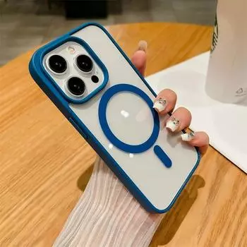 Новый чехол для iPhone 16E 16 15 14 Plus 13 12 11 Pro X XR Max MINI 7 8 SE PLUS Luxury Magsafe Original Magnetic Wireless Charger Case For iPhone 12MINI