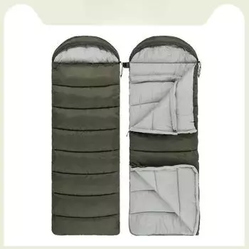 Новый чехол для кемпинга серии U из хлопка, сверхлегкий спальный мешок для 2 человек для путешествий на открытом воздухе